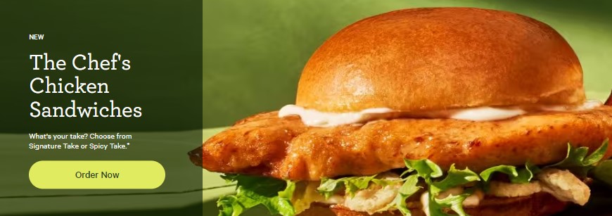 How to order Panera Bread Chicken Sandwich